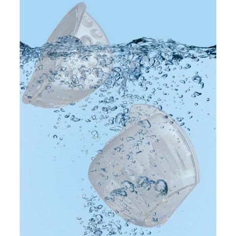 Colector de lapte matern, din silicon safety, anti-debordare, 80 ml, transparent [3]