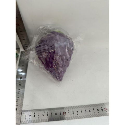 Cutie de depozitare si pastrare a alimentelor, plastic, model strugure, 10x10x13.5 cm, mov [1]