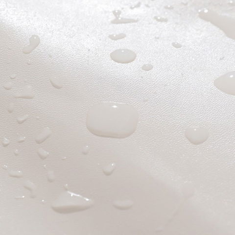 Cutie de depozitare tip cos, material piele ecologica, pliabila, 47x28x20 cm, 26 l, cadru metalic, cu manere, bej [5]