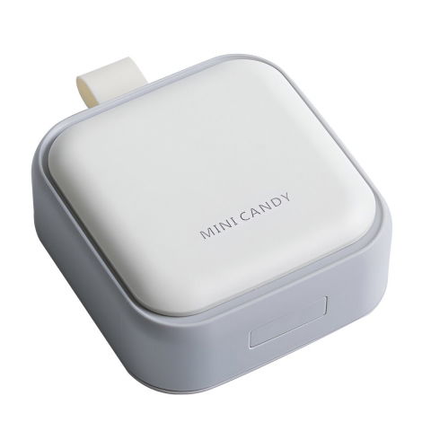 Caserole, genți termice și organizatoare pastile - Cutie depozitare medicamente mini, 4 compartimente, inchidere etans, portabila, patrat, gri, pp, 7.5x7.5x3 cm