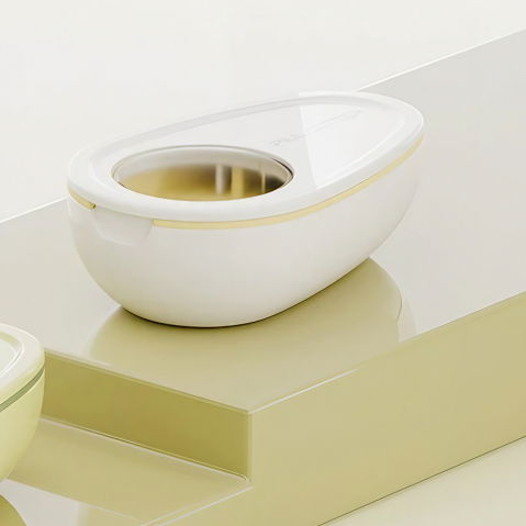 Cutie taiat pastile si depozitare medicamente, alba, 8x5x2.65 cm, compacta si portabila, ideala pentru calatorii [2]