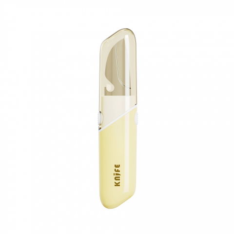 Accesorii pentru pregătirea alimentelor - Cutit de fructe multifunctional, razatoare, curatator fructe-legume, deschizator de sticle, 18.1x3.8x2cm, galben