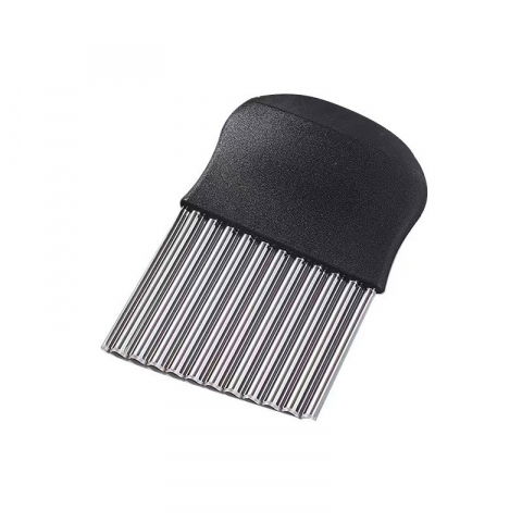 Cutit pentru cartofi ondulati, pentru legume, forma ondulata, usor de utilizat, taiere, negru [5]