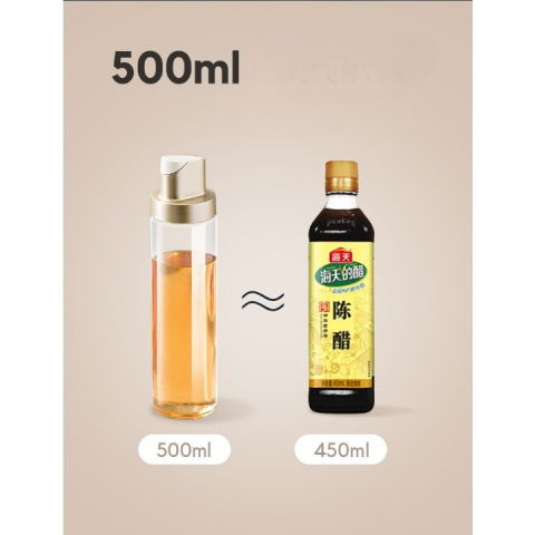 Dispenser pentru ulei, deschidere si inchidere automata a rezervorul, cu inductie gravitationala, 500 ml, 26.1x6.2x6.2cm, gri [4]