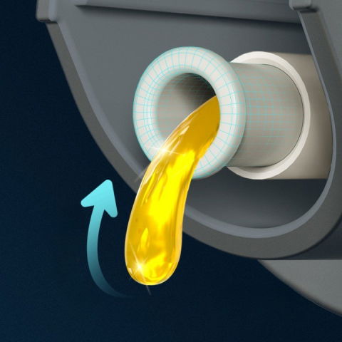 Dispenser pentru ulei, deschidere si inchidere automata a rezervorul, cu inductie gravitationala, 500 ml, 26.1x6.2x6.2cm, gri [2]