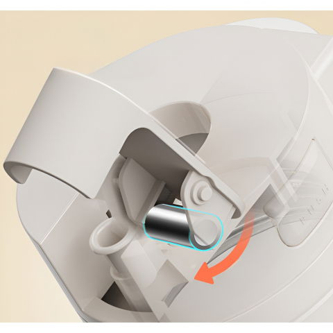 Dispenser pentru ulei, deschidere si inchidere automata a rezervorul, cu inductie gravitationala, 550 ml, 12x7.6x20.5 cm, alb [3]