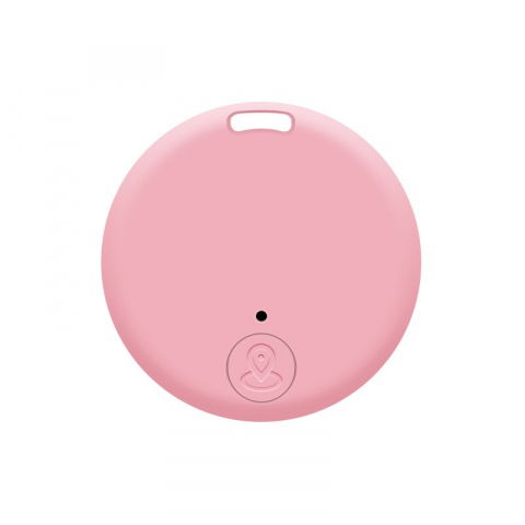 Genti, organizatoare şi accesorii voiaj - Dispozitiv anti pierdere inteligent, conexiune bluetooth, dispozitiv anti pierdere pentru accesorii, baterie si manual de utilizare incluse 38 x 38 x 7 mm, roz