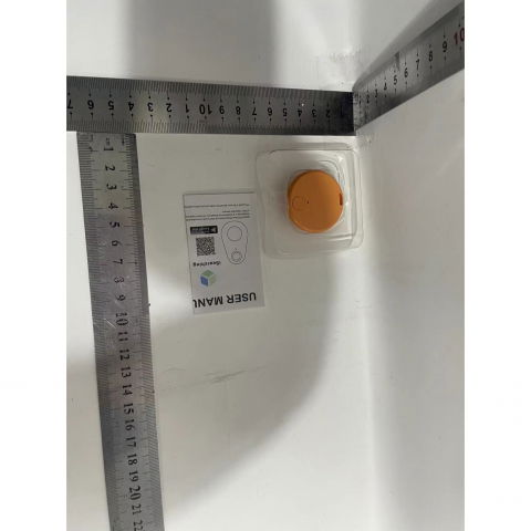 Dispozitiv anti pierdere inteligent, conexiune bluetooth, dispozitiv anti pierdere pentru accesorii, baterie si manual de utilizare incluse 38 x 38 x 7 mm, portocaliu [3]