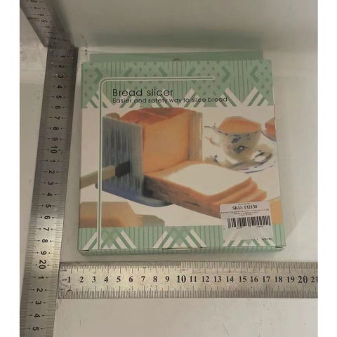 Dispozitiv de feliat paine, grosime 1 cm, pliabil, din abs, 16 x 15 x 14.5 cm, alb [5]