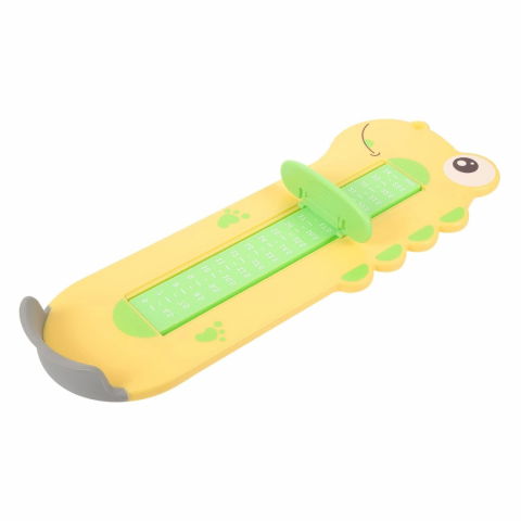 Dispozitiv de masurat talpa piciorului pentru bebelusi, 9-24, model dinozaur, galben [1]