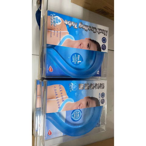 Dispozitiv de racorire tip guler, pentru scaderea temperaturii corpului, cu racire rapida, reutilizabil, non-toxic, tpu, diametru de 120 mm [6]