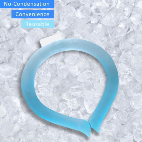 Dispozitiv de racorire tip guler, pentru scaderea temperaturii corpului, cu racire rapida, reutilizabil, non-toxic, tpu, diametru de 120 mm [5]