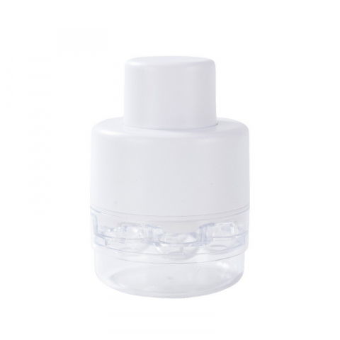 Ajutoare pentru gatit - Dispozitiv de scos samburi, manual, cu 7 gauri, pentru cirese, 13 x 9.2 cm, din abs, alb