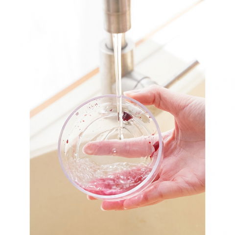 Dispozitiv de scos samburi, manual, cu 7 gauri, pentru cirese, 13 x 9.2 cm, din abs, rosu [2]