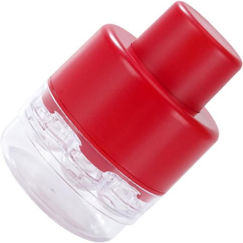 Dispozitiv de scos samburi, manual, cu 7 gauri, pentru cirese, 13 x 9.2 cm, din abs, rosu [8]