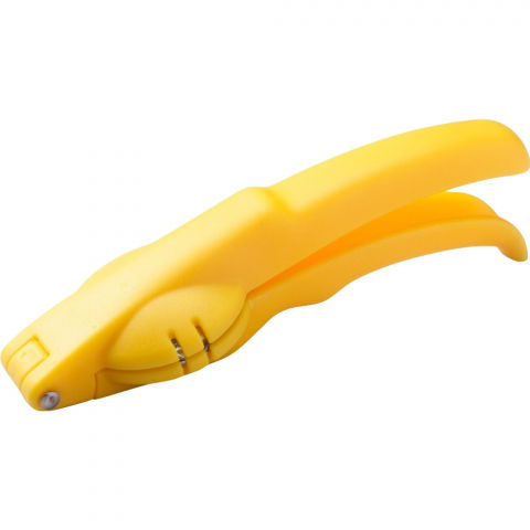 Accesorii pentru pregătirea alimentelor - Dispozitiv de spart nuci si castane  abs si otel, 17.5 x 5.5 x 5 cm, usor de utilizat, galben