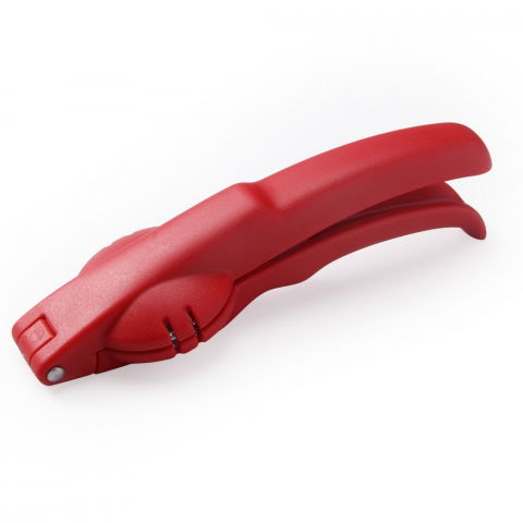 Accesorii pentru pregătirea alimentelor - Dispozitiv de spart nuci si castane  abs si otel, 17.5 x 5.5 x 5 cm, usor de utilizat, rosu