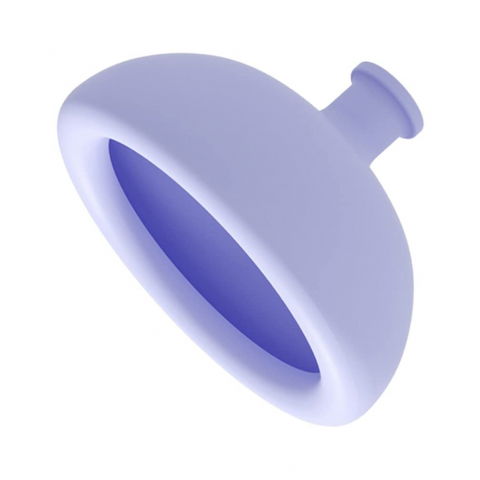 Îngrijire, transport și organizare pentru bebeluși și copii - Dispozitiv terapeutic sputa, cupa pentru terapie toracica, dispozitiv de eructare, pentru adulti si copii, 10 x 6.5 cm, din silicon, mov