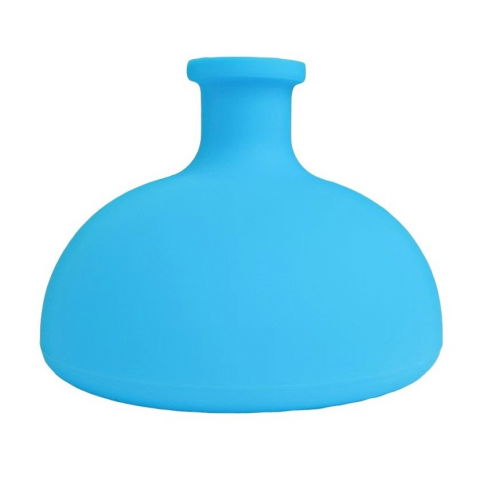 Îngrijire, transport și organizare pentru bebeluși și copii - Dispozitiv terapeutic sputa, cupa pentru terapie toracica, dispozitiv de eructare, pentru sugari si copii, 7.5 x 6 cm, din silicon, albastru