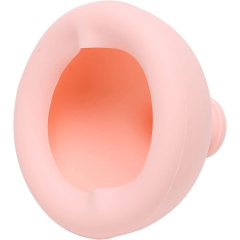 Dispozitiv terapeutic sputa, cupa pentru terapie toracica, dispozitiv de eructare, pentru sugari si copii, 7.5 x 6 cm, din silicon, roz [1]