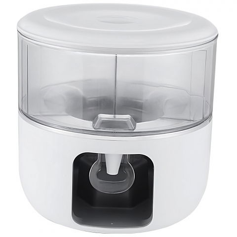 Dozator de apa  3 compartimente rotative, capacitate mare de 3l, alb