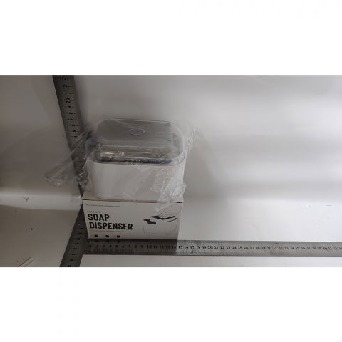 Dozator  dispenser 2 in 1 pentru detergent lichid de vase sau pentru obiecte sanitare cu suport pentru burete de bucatarie , 8.6 x 14.5 x 10 cm, capacitate 300 ml, alb [6]