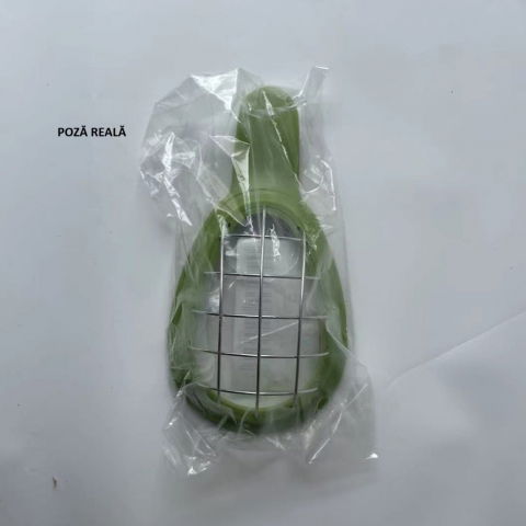 Feliator de avocado, pentru taierea in cubulete, multifunctional, pentru bucatarie, otel inoxidabil, abs, 16x8x5 cm, verde [6]
