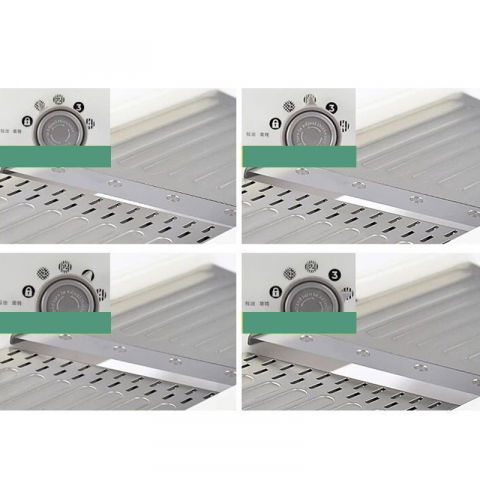 Feliator manual multifunctional, usor de folosit, pentru legume, fructe, razatoare, otel inoxidabil, accesoriu bucatarie, 39 x 11.5 x 12.5 cm alb [5]