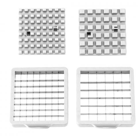 Feliator manual  pentru cartofi pai si legume, din inox, cu 2 dimensiuni de feliere, 25.5 x 11.7 cm, argintiu [1]