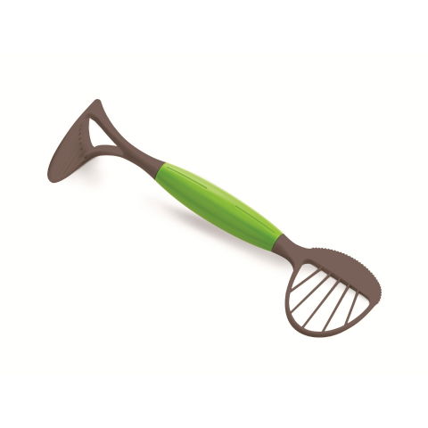 Feliator multifunctional pentru avocado, pentru taierea in cubulete si pasare, pentru bucatarie, preparare guacamole, abs, 24x7x6 cm, verde [5]