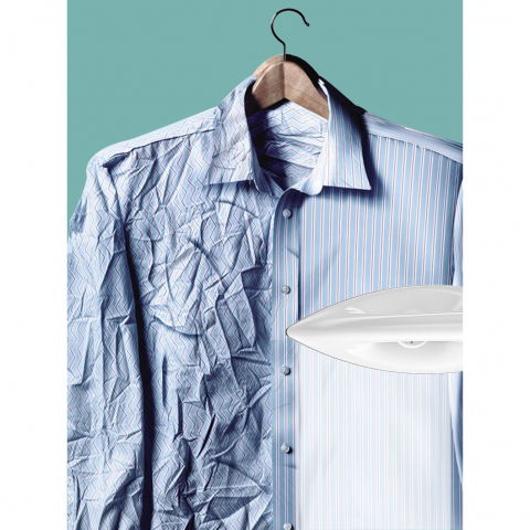 Fier de calcat royal, 1200w, cu abur, talpa ceramica, rezervor, functie anti calcar si auto curatare, 24.5x10.5x11.7 cm, alb [3]