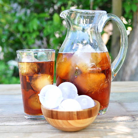 Forma pentru gheata, 6 forme sferice, din silicon, 17 x 12 x 6 cm, negru [3]