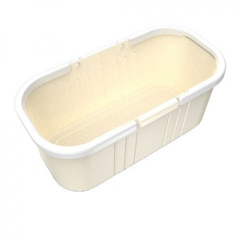 Maturi, Perii, Mopuri si Galeti - Galeata pentru mop plat, 45 x 25 x 17.8 cm, compatibilia cu mop, 37 x 15 cm, galben