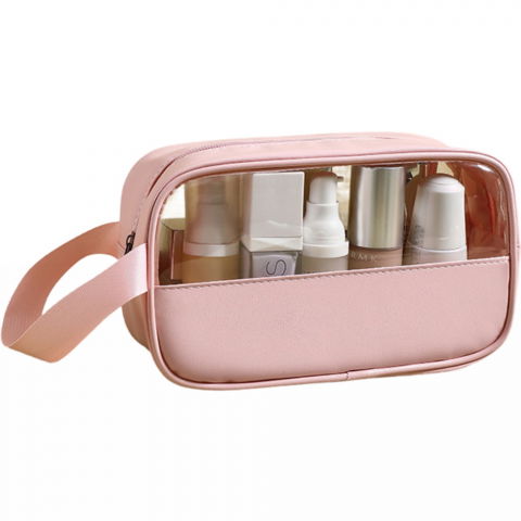 Genti, organizatoare şi accesorii voiaj - Geanta cosmetice  pentru voiaj sau organizare, 22 x 12 x 8 cm, roz