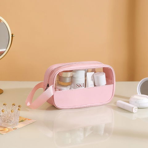 Geanta cosmetice  pentru voiaj sau organizare, 22 x 12 x 8 cm, roz [7]