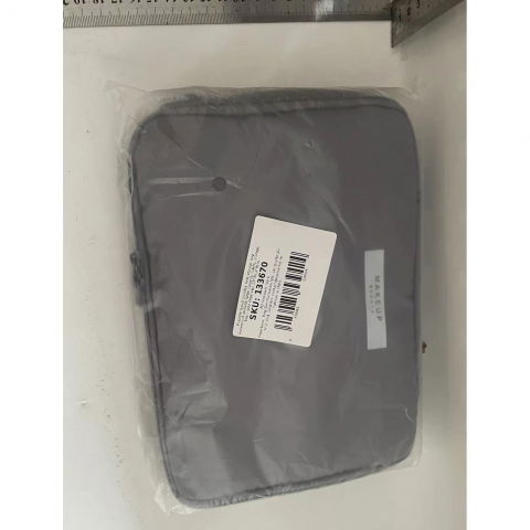 Geanta de calatorie, pentru cosmetice si articole de toaleta, material impermeabil, 2 in 1, portfard interior detasabil, 23 x 16 x 8 cm, gri [3]