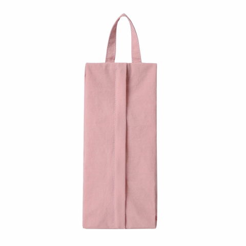 Organizatoare, perne voiaj şi accesorii - Geanta de depozitare, pentru haine mici, lenjerie, sosete, cosmetice, impermeabila, cu maner, 10x20x3 cm, roz