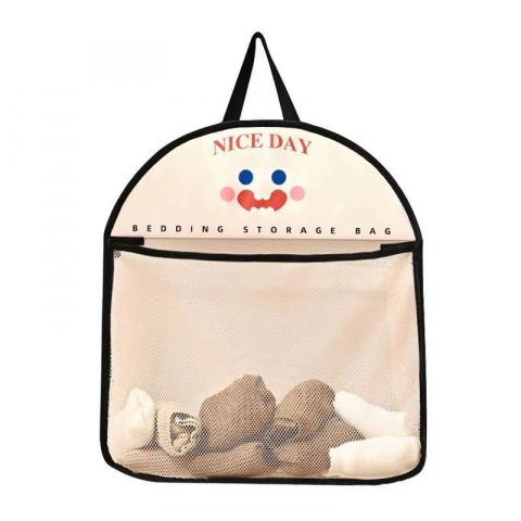 Organizatoare, perne voiaj şi accesorii - Geanta de depozitare, tip saculet, de agatat, multifunctionala, din plasa, 40 x 10 x 44 cm, negru