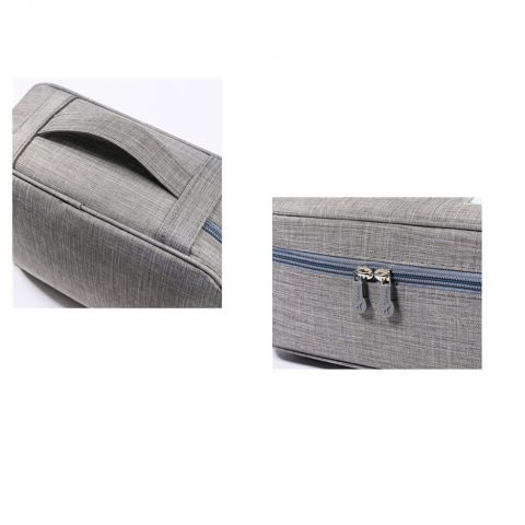 Geanta organizatoare  pentru cabluri si accesorii, portabila, impermeabila, 24,5 x 18 x10cm, gri [6]