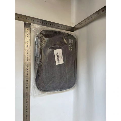 Geanta organizatoare  pentru cabluri si accesorii, portabila, impermeabila, 24,5 x 18 x10cm, gri [9]