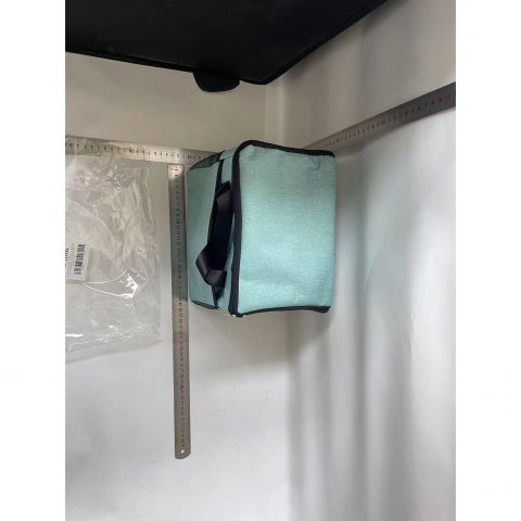 Geanta termica  pentru pranz, compartimente telefon si tacamuri, multifunctionala, impermeabila, 24x18x21 cm, verde [1]