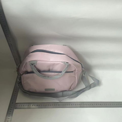 Geanta termica pentru pranz  multifunctionala, compartimentata, impermeabila, 2 tipuri de manere, 26x14.3x21.2 cm, roz [6]