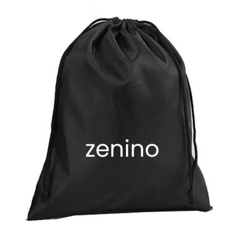 Îngrijire şi confort acasă - Husa sac pentru pantofi, husa din poliester pentru haine incaltaminte, lucruri in calatorie, inchidere cu snur, 30 x 20 cm 80 g negru