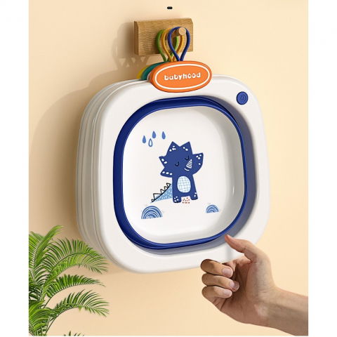 Lavoar pliabil, pentru copii 1-8 ani, model animat, din pp+tpe, 32x29x10 cm, albastru [1]