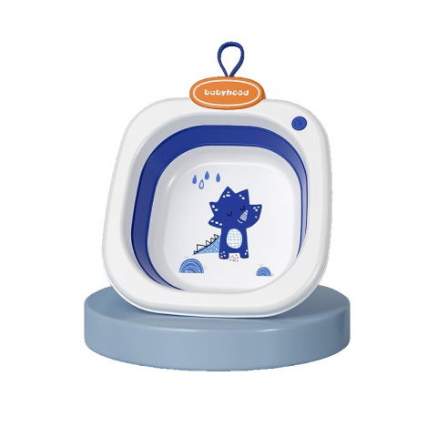 Îngrijire, transport și organizare pentru bebeluși și copii - Lavoar pliabil, pentru copii 1-8 ani, model animat, din pp+tpe, 32x29x10 cm, albastru