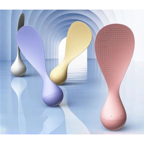 Lingura de orez termorezistenta cu baza antialunecare, alba, ideala pentru preparare si servire [3]