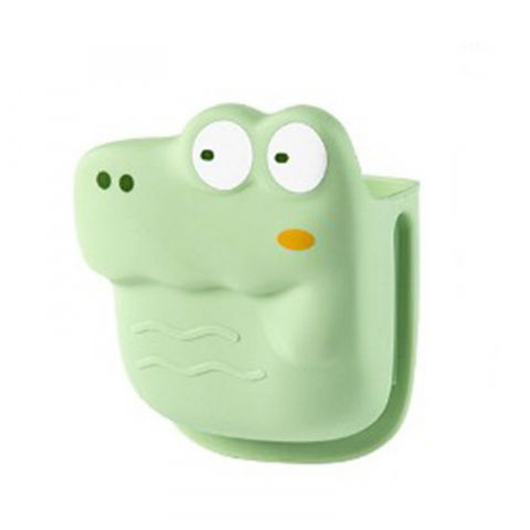 Accesorii și ustensile in bucatarie - Manusa din silicon pentru cuptor, anti-alunecare, pentru capace, oale, tigai, de uz casnic, rezistent la temperaturi inalte, model animat, 10x12 cm, verde