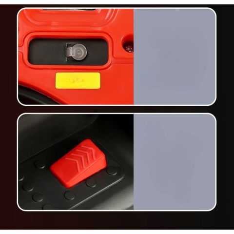 Masinuta electrica  pe 4 roti, tip atv, cu acumulator, sistem anti-rasturnare, sistem de lumini si sunet, 2-5 ani, 70 x 43 x 48 cm, rosu [2]