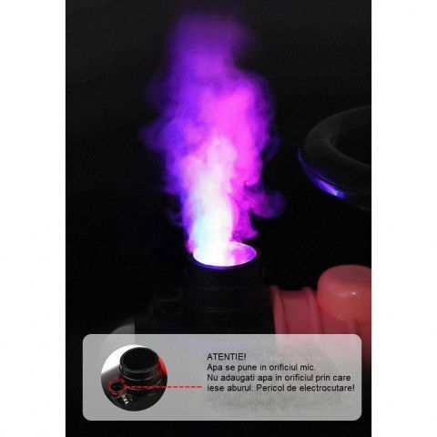 Masinuta electrica  tip trenulet cu vagon detasabil, pentru 2 persoane,cu telecomanda, lumini si sunete, locomotiva cu vapori de abur, 1-6 ani, 46 x 33 x 72 cm, rosu [2]