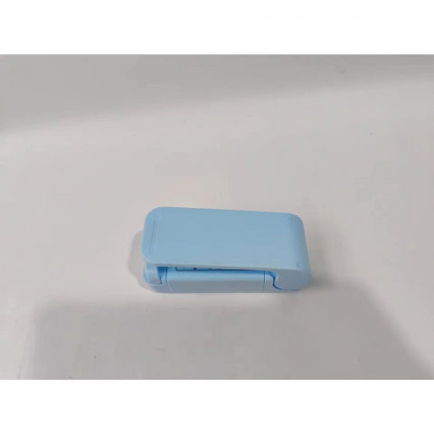Mini aparat de sigilat pungi cu baterii, etansare prin caldura, spate magnetic, portabil, 9.7x3 cm, albastru [5]